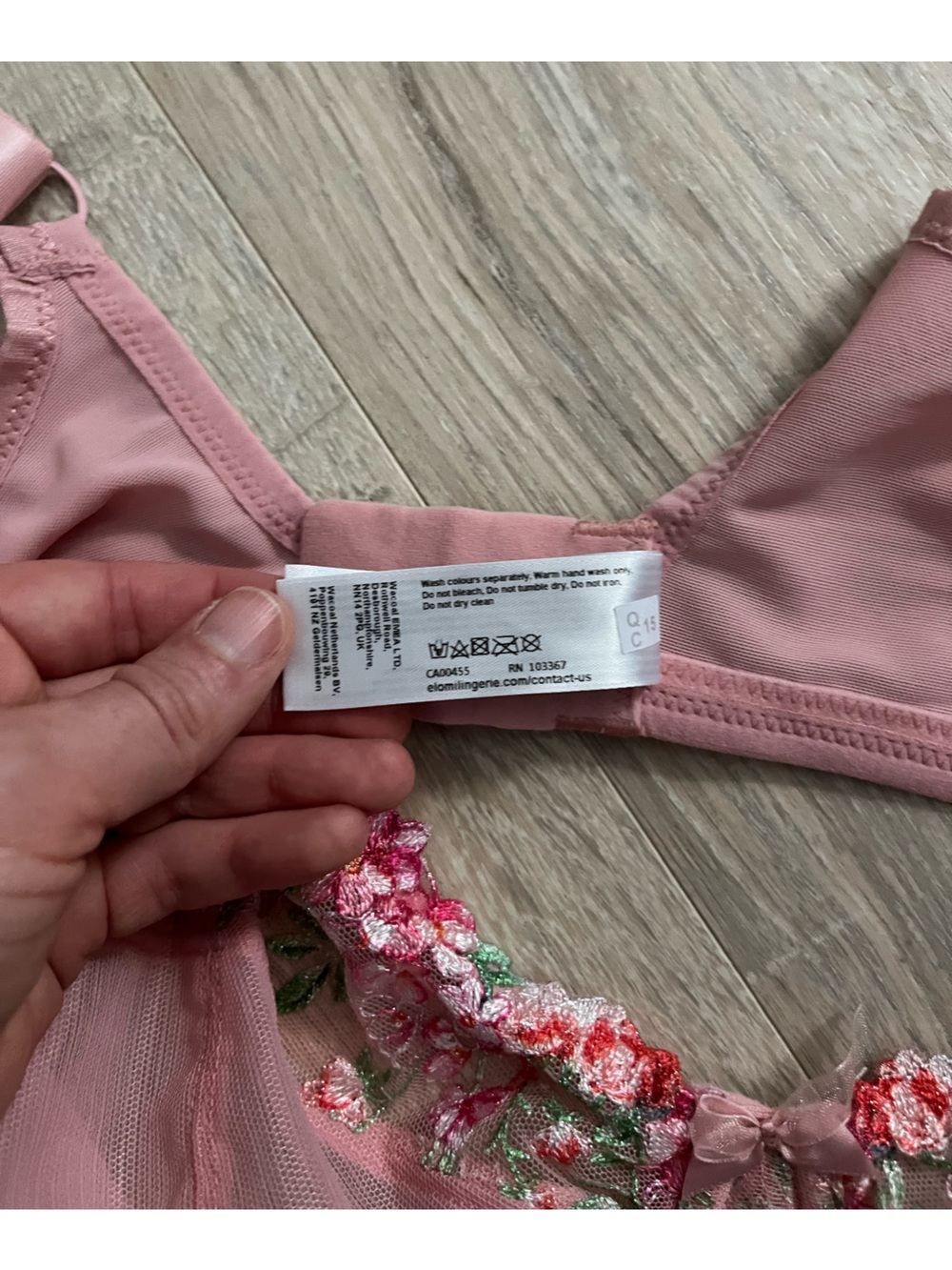 NWT Elomi Women’s Aerith Underwire Plunge Bra - Size 40DD - Picture 8 of 9